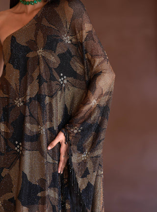 Zeina kaftan dress and headgear