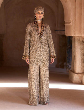 Kiya gold tunic and pants set