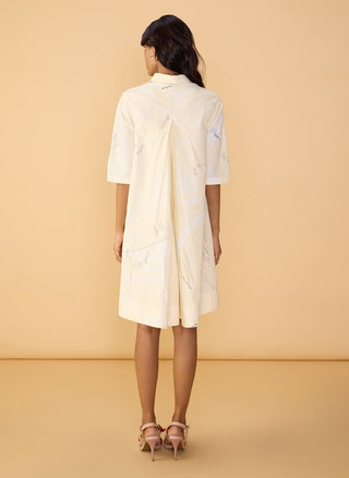 Vera ivory multicolor dress