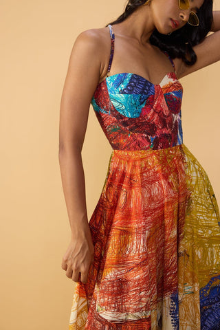 Marilyn multicolor dress