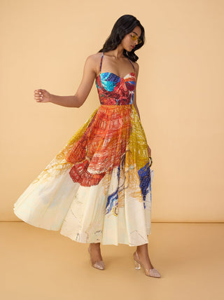 Marilyn multicolor dress