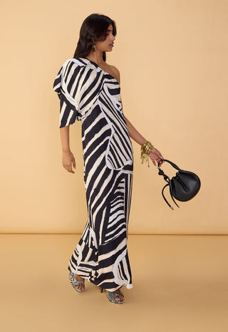 Selna black and white dress