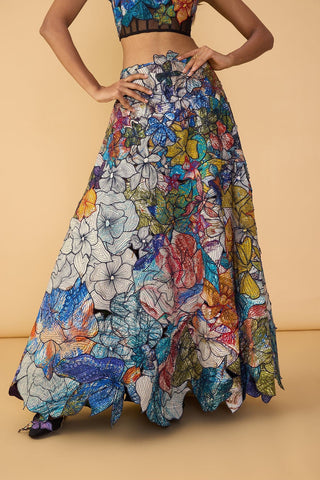 Larissa corset blouse and skirt set