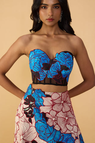 Starla corset blouse and lehenga set