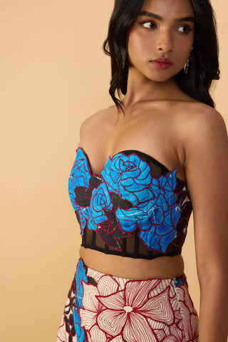 Starla corset blouse and lehenga set