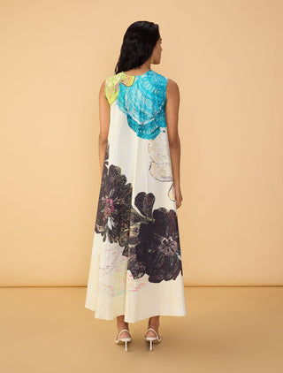 Trudy ivory multicolor dress