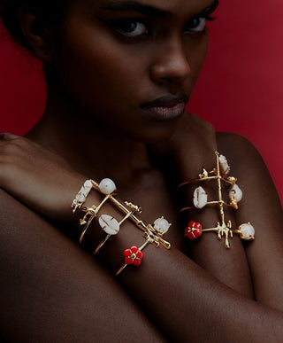 Outhouse Gold Cartella Handcuff available on indiaspopup