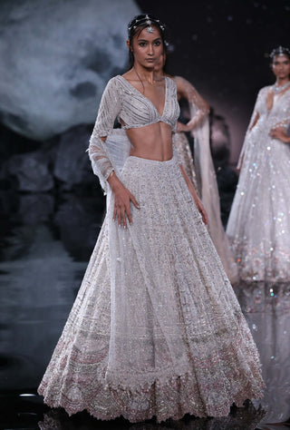 Dolly J-Larisa Dusty Ivory Lehenga Set-INDIASPOPUP.COM