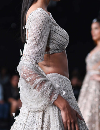 Dolly J-Larisa Dusty Ivory Lehenga Set-INDIASPOPUP.COM