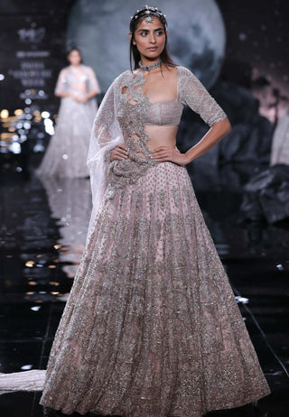 Dolly J-Amara Powder Pink Lehenga Set-INDIASPOPUP.COM