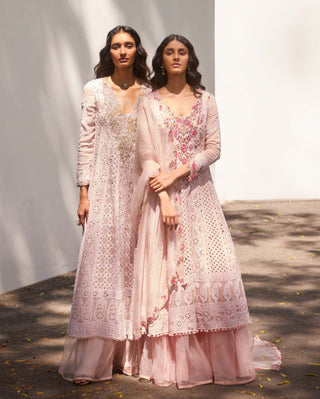 Adaira Kalidar Kurta And Sharara Set by Dolly J, available on Indiaspopup.com