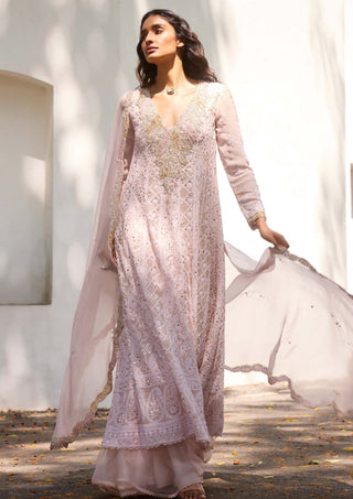 Adaira Kalidar Kurta And Sharara Set by Dolly J, available on Indiaspopup.com