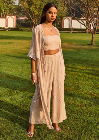 Talia Cape And Sharara Set by Dolly J available on Indiaspopup.com