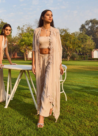 Talia Cape And Sharara Set by Dolly J available on Indiaspopup.com