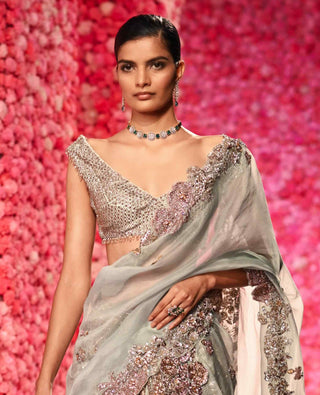 Gabrielle Sage Lehenga Set by Dolly J, available on Indiaspopup.com