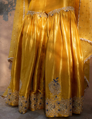 Dolly J Daurya Yellow Sharara Set available on indiaspopup