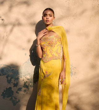 Dolly J Aurora Bloom Corset & Skirt Set available on indiaspopup