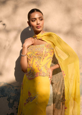 Dolly J Aurora Bloom Corset & Skirt Set available on indiaspopup