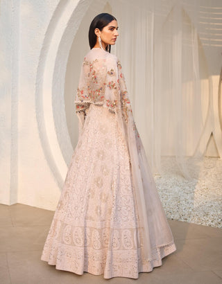 Dolly J Idara Ivory Anarkali Set available on indiaspopup