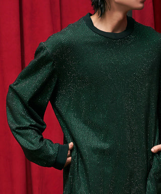 Itrh Men-Jade Gem Long Sweatshirt And Pant-INDIASPOPUP.COM