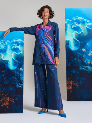 Ocean mist purple shirt and pants
