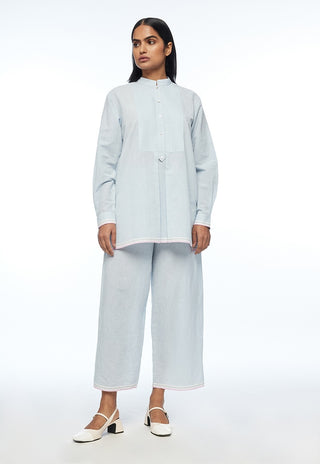 Mandonii yoke pleated top and pants