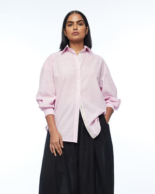 Gallicanae pink collared shirt