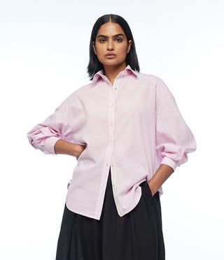 Gallicanae pink collared shirt