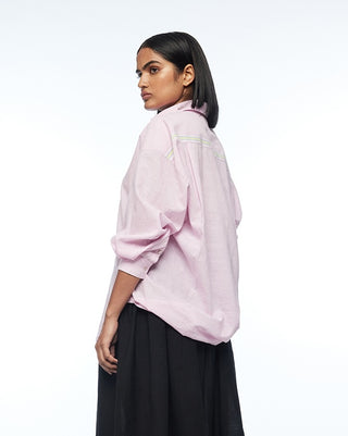 Gallicanae pink collared shirt