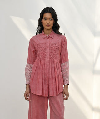 Olympos Pink Smocked Top by Payal Pratap available on Indiaspopup.com