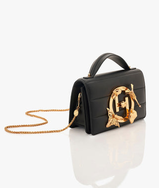 Outhouse Black Midi Disco Bag available on indiaspopup
