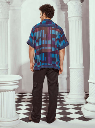 Black Cargo Knit Pants by Nikita Mhaisalkar Men available on Indiaspopup.com