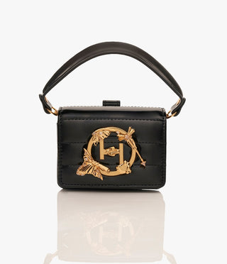 Outhouse Noir Black Furbie Nano Bag available on indiaspopup