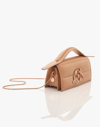Outhouse Brown Furbie Grande Bag available on indiaspopup