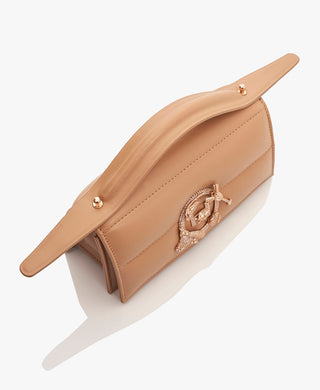 Outhouse Brown Furbie Grande Bag available on indiaspopup
