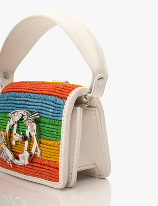 Outhouse Multicolor Furbie Nano Bag available on indiaspopup