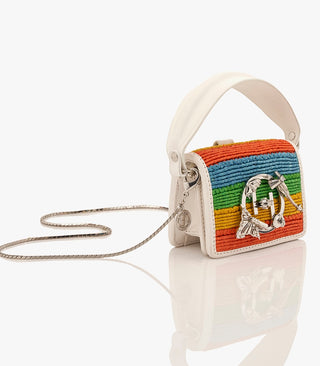 Outhouse Multicolor Furbie Nano Bag available on indiaspopup