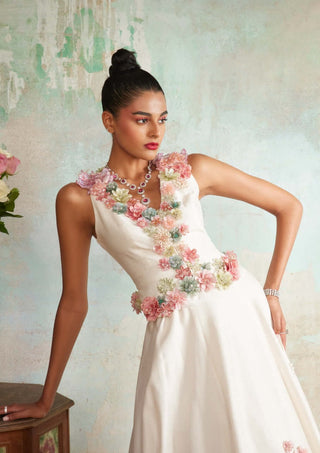 Varun Bahl-Classic Ivory Lehenga Gilet Set-INDIASPOPUP.COM