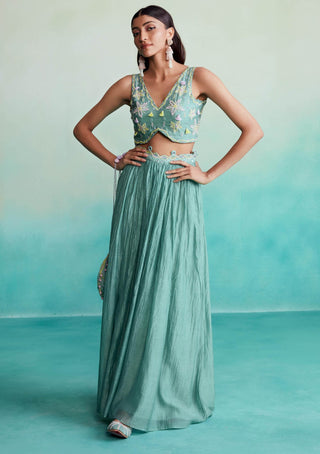 The Right Cut-Mint Minilaya Skirt And Top-INDIASPOPUP.COM