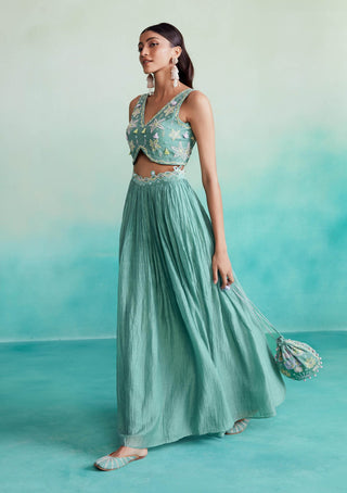 The Right Cut-Mint Minilaya Skirt And Top-INDIASPOPUP.COM