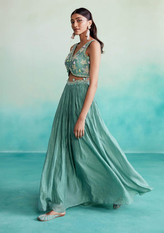 The Right Cut-Mint Minilaya Skirt And Top-INDIASPOPUP.COM