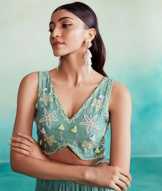 The Right Cut-Mint Minilaya Skirt And Top-INDIASPOPUP.COM