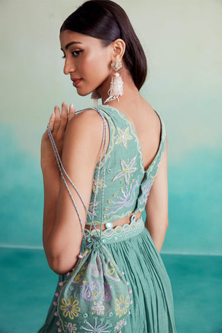 The Right Cut-Mint Minilaya Skirt And Top-INDIASPOPUP.COM