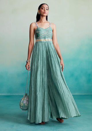 The Right Cut-Mint Green Euphoria Jumpsuit-INDIASPOPUP.COM