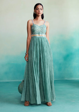 The Right Cut-Mint Green Euphoria Jumpsuit-INDIASPOPUP.COM