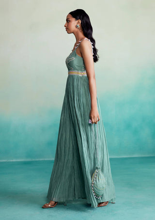 The Right Cut-Mint Green Euphoria Jumpsuit-INDIASPOPUP.COM