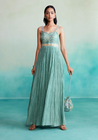 The Right Cut-Mint Green Euphoria Jumpsuit-INDIASPOPUP.COM