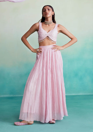 The Right Cut-Orchid Pink Sharara Set-INDIASPOPUP.COM