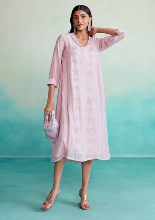 The Right Cut-Pink Blushine Dress-INDIASPOPUP.COM