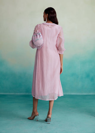 The Right Cut-Pink Blushine Dress-INDIASPOPUP.COM